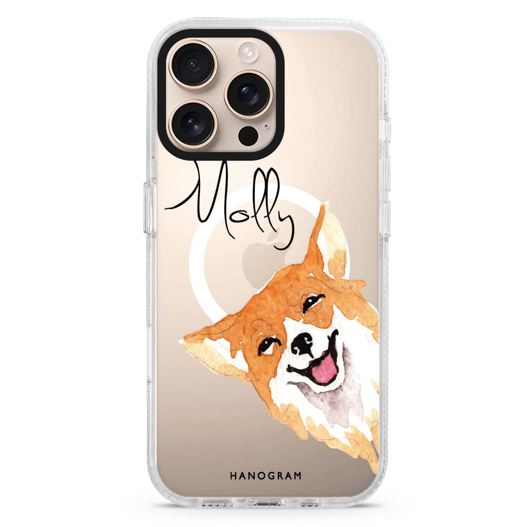 Black & White Marble MagSafe Compatible iPhone 16 Pro Ultra Clear Case - Personalized and Stylish Protection
