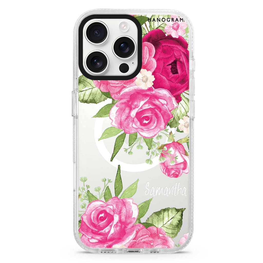 B & W Marble MagSafe Compatible iPhone 16 Pro Ultra Clear Case - Personalized and Stylish Protection