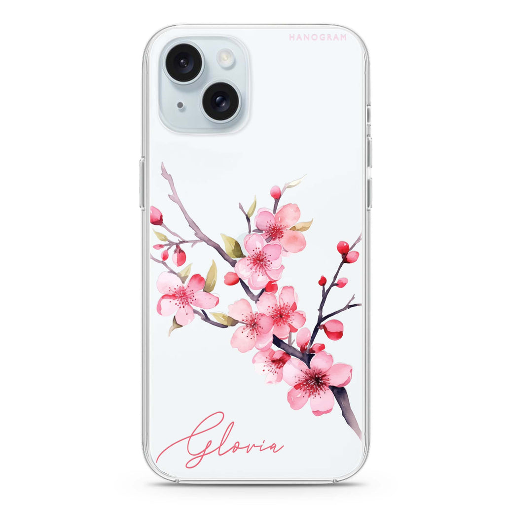 Petal Harmony iPhone 15 Ultra Clear Case