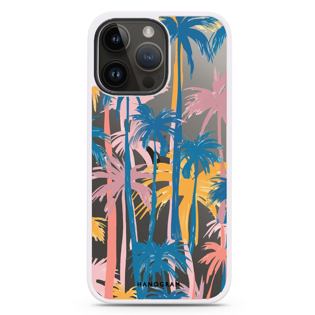 Palm Paradise iPhone 15 Pro Impact Guard Bumper Case