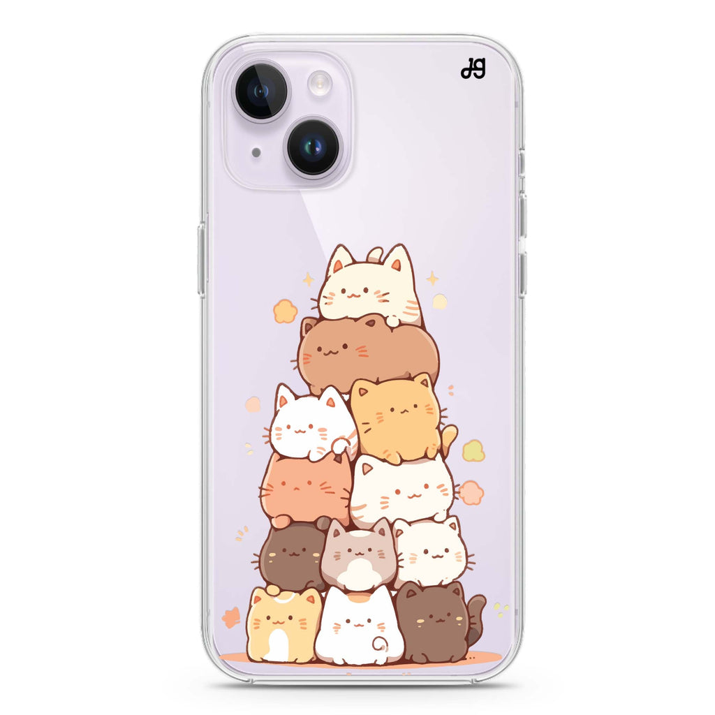 Kitty Cluster iPhone 14 Plus Ultra Clear Case