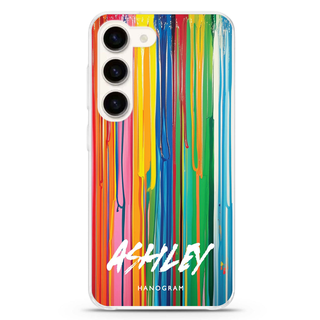 Vivid Stripes Samsung Galaxy S23 Plus Case - Personalized and Stylish Protection