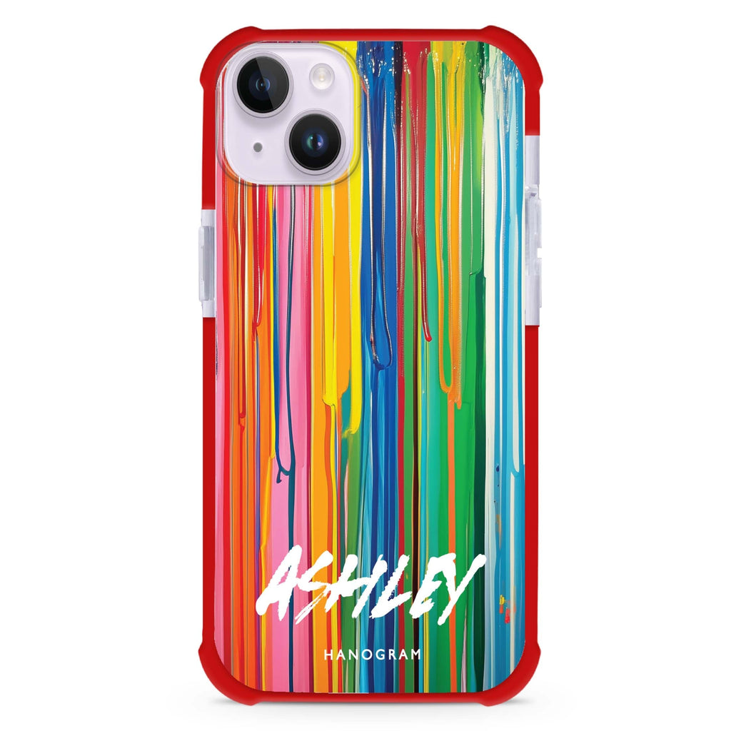 Vivid Stripes iPhone 15 MagSafe Compatible Ultra Shockproof Case