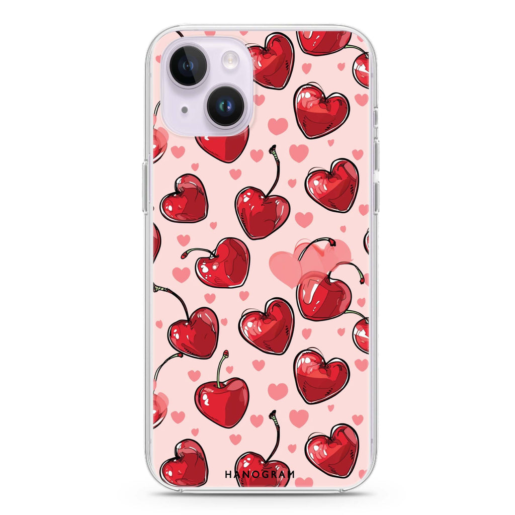 Cherry Amore iPhone 14 Ultra Clear Case