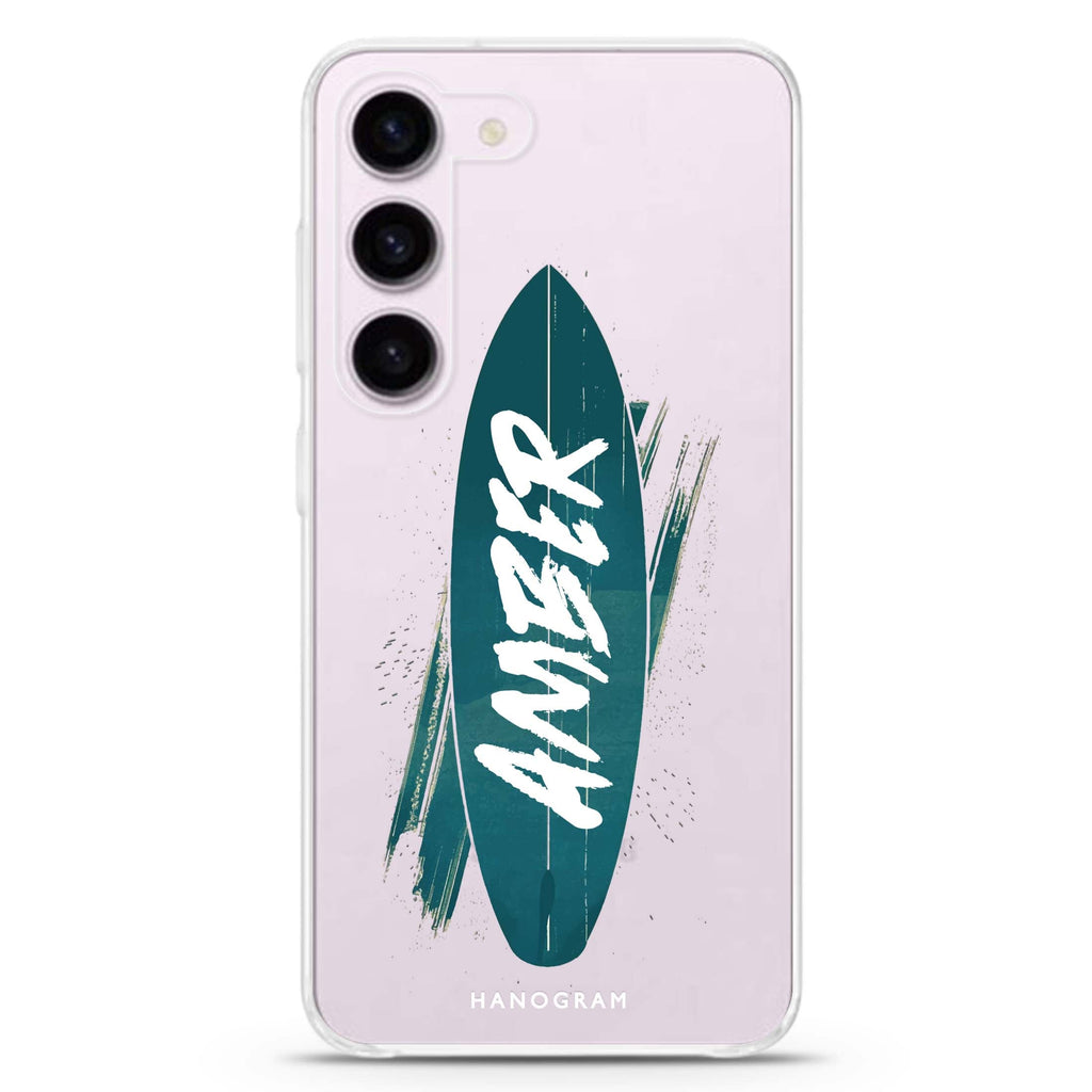 Surf's Up Samsung Galaxy S23 Plus Case - Personalized and Stylish Protection