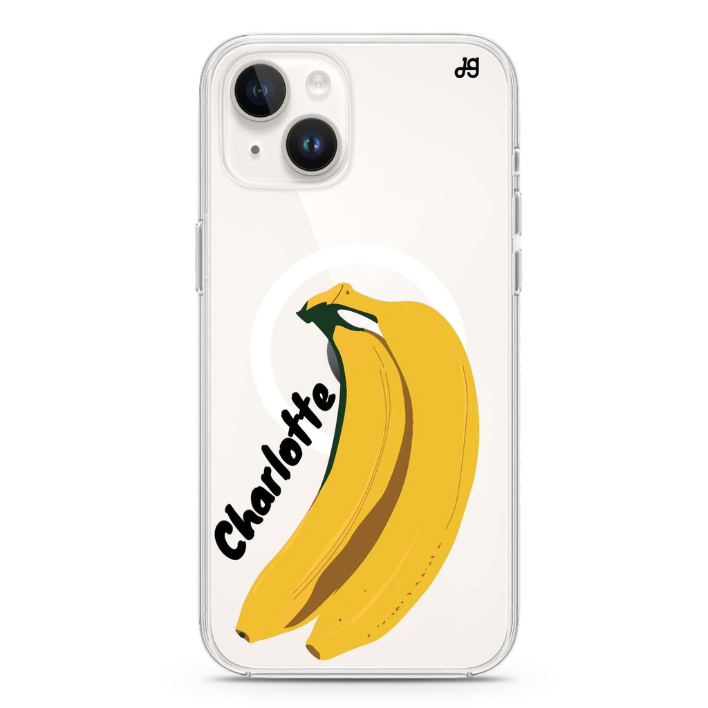 Banana Breeze iPhone 14 Plus MagSafe Compatible Ultra Clear Case