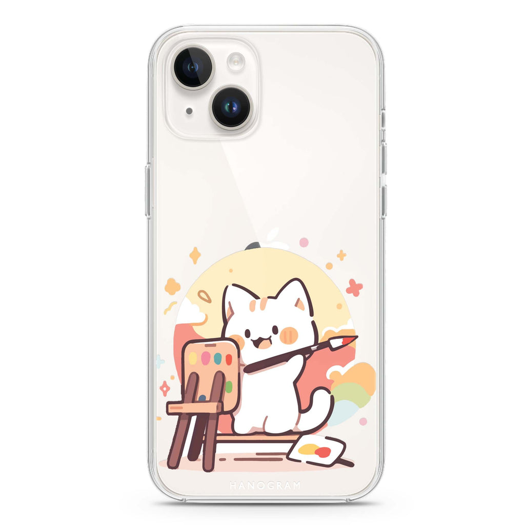 Feline Masterwork iPhone 14 Plus Ultra Clear Case