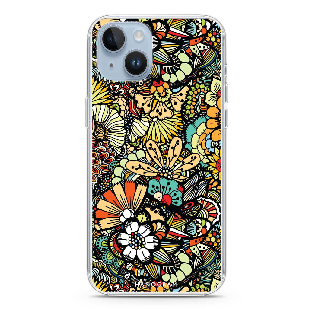 Blooming Harmony iPhone 13 MagSafe Compatible Ultra Clear Case