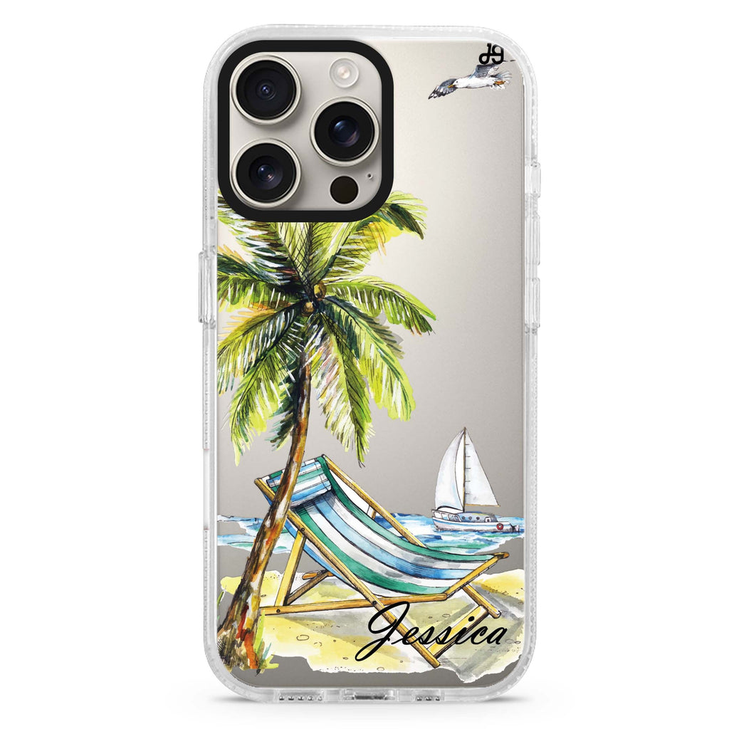 Summer on the beach iPhone 16 Pro & 16 Pro Max Case - Personalized and Stylish Protection