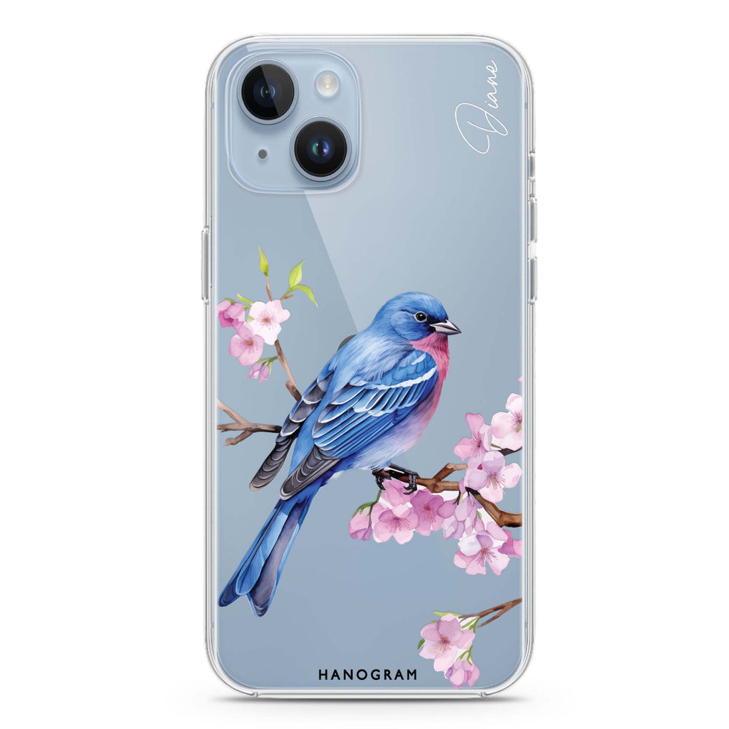 Indigo Serenade iPhone 14 Plus Ultra Clear Case