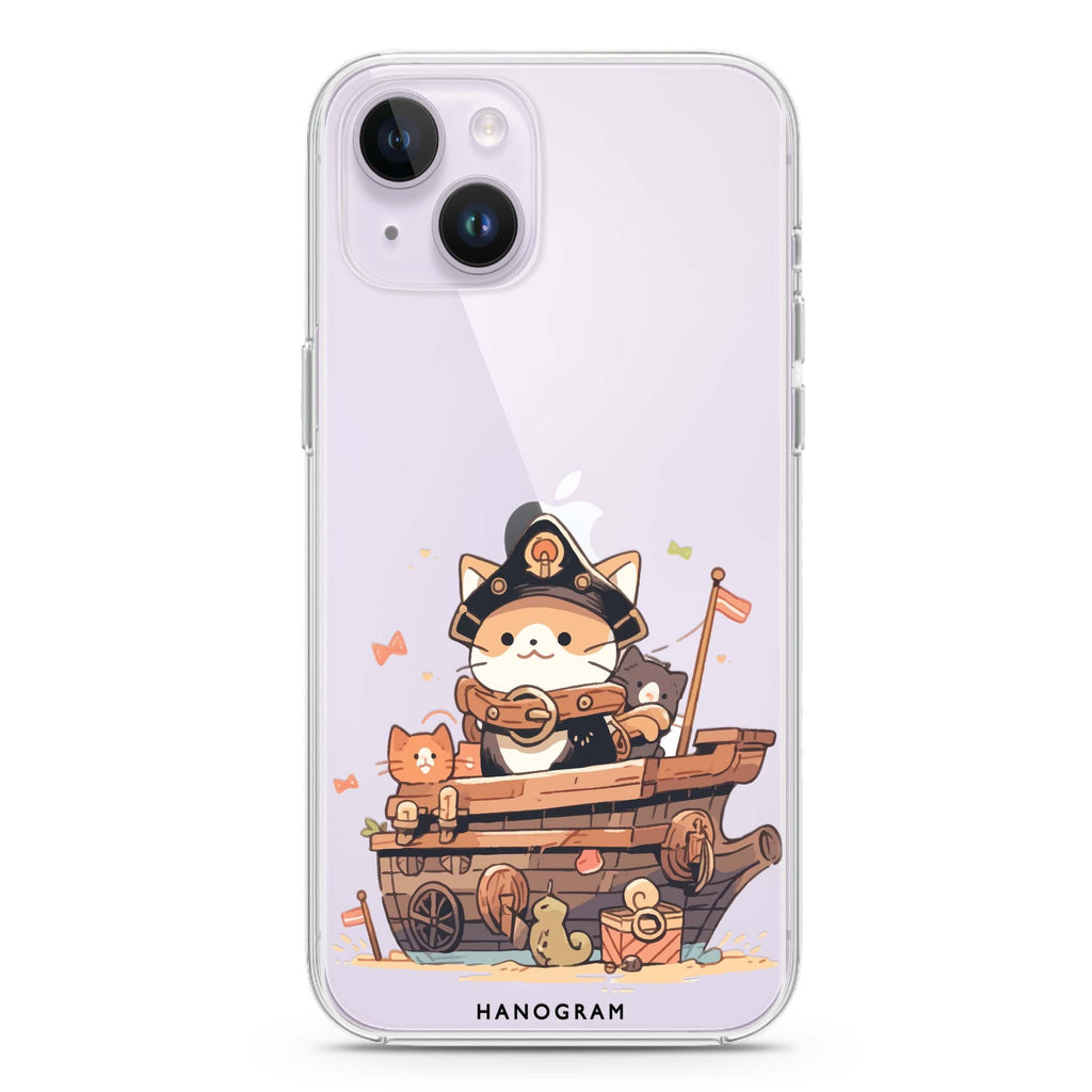 Buccaneer Kitty iPhone 14 Plus Ultra Clear Case