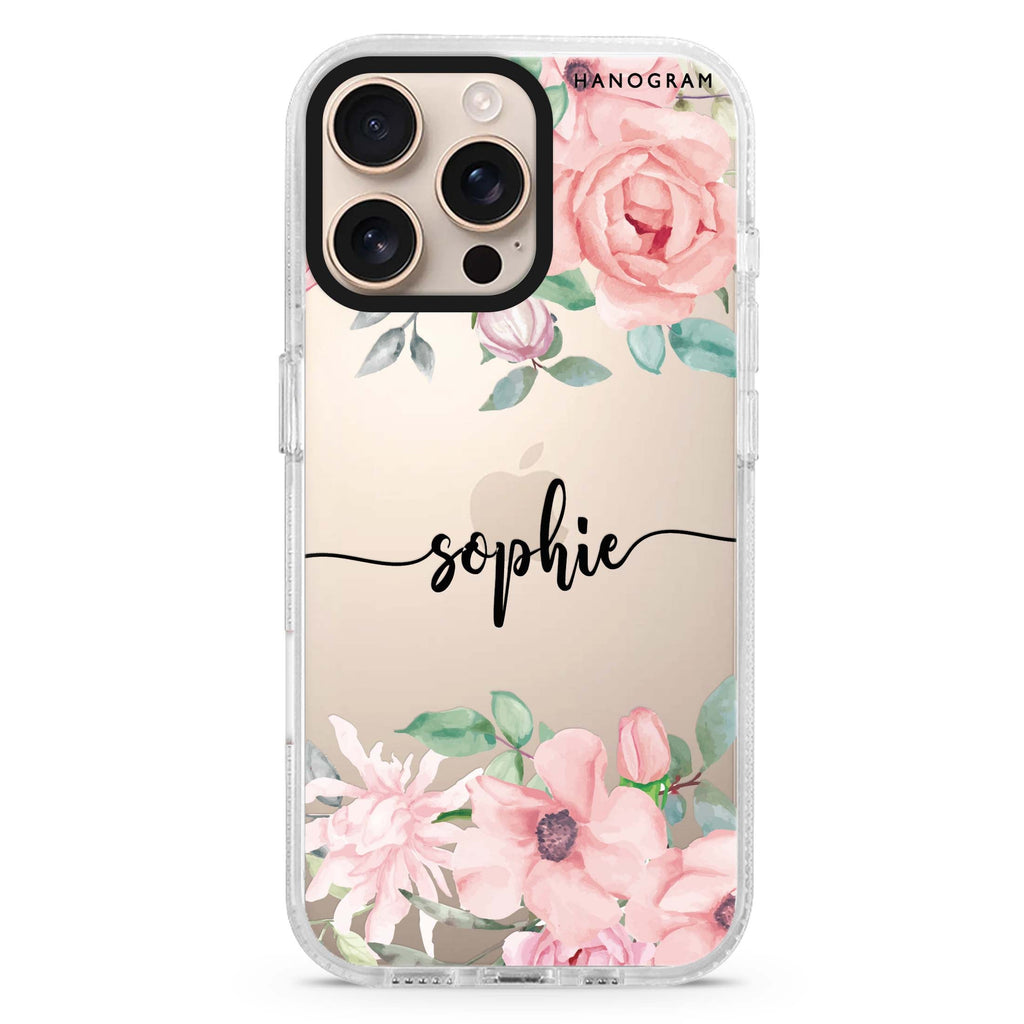 Forever Love Rose iPhone 16 Pro & 16 Pro Max Case - Personalized and Stylish Protection