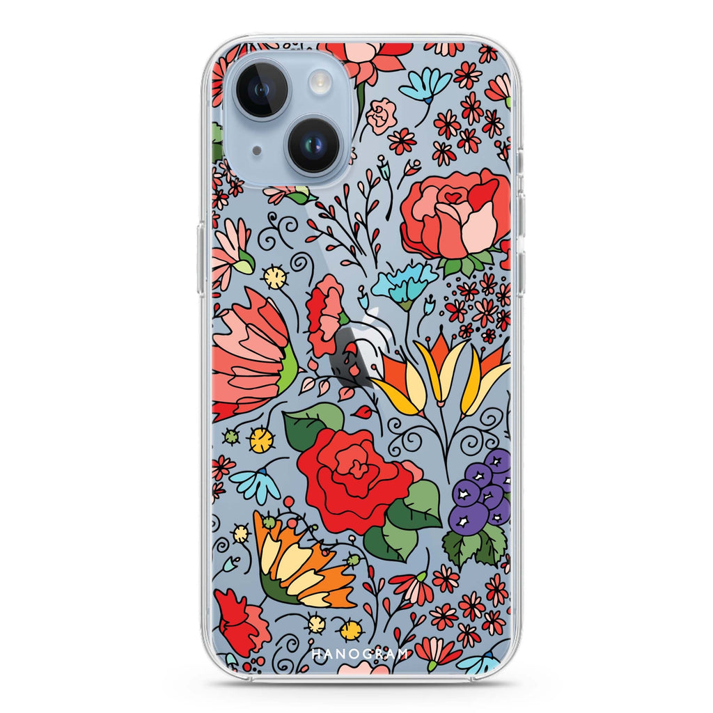 Petal Poetry iPhone 14 Plus Ultra Clear Case