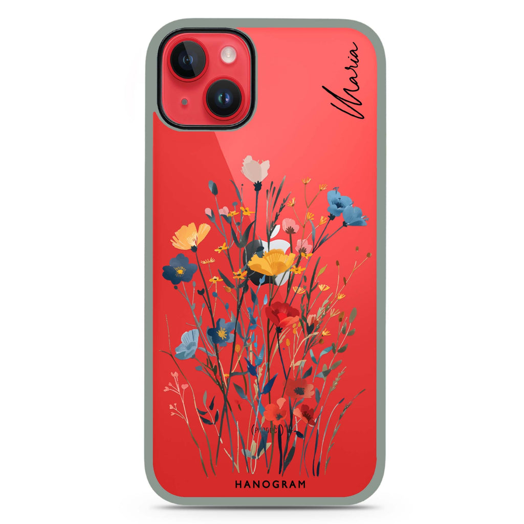 Garden Grace iPhone 15 Plus Impact Guard Bumper Case