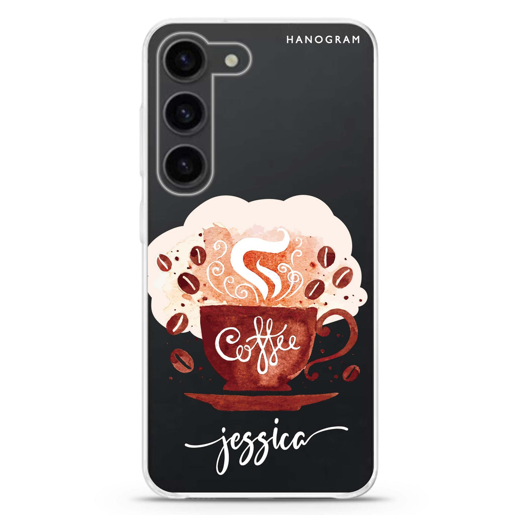 Fragrant coffee Samsung Galaxy S23 Plus Case - Personalized and Stylish Protection