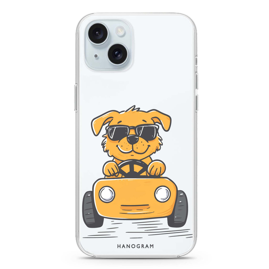 Cool Pup Drive iPhone 15 Plus Ultra Clear Case