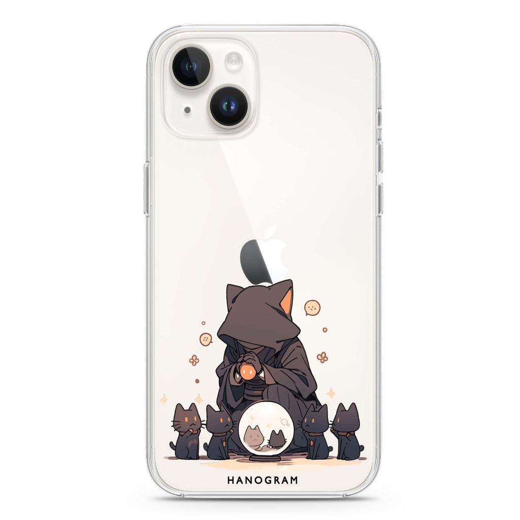 Seer Cat Charm iPhone 14 Ultra Clear Case