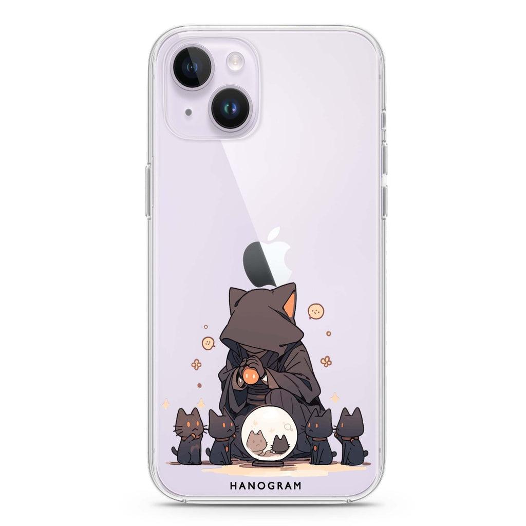 Seer Cat Charm iPhone 14 Plus Ultra Clear Case