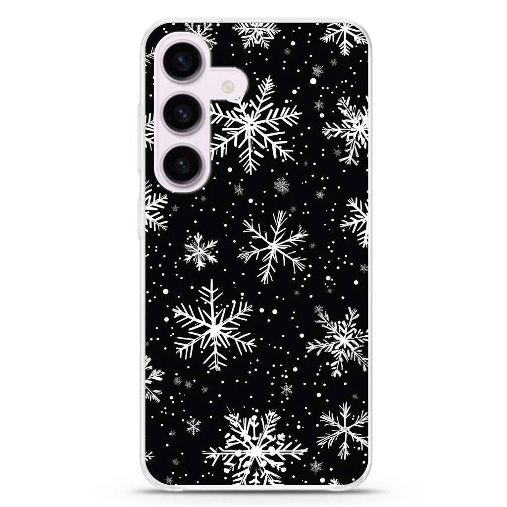 Midnight Snowfall Galaxy Ultra Clear Case