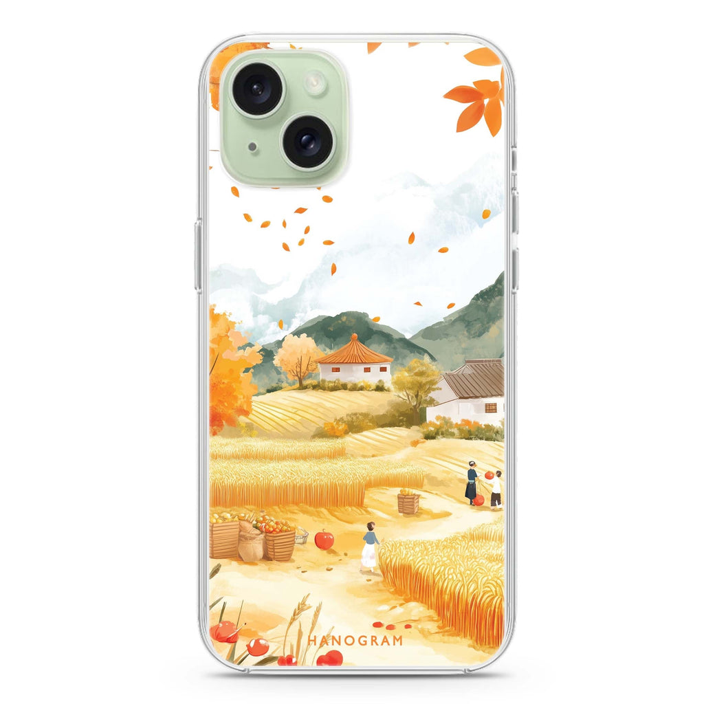 Golden Equinox iPhone 15 Ultra Clear Case
