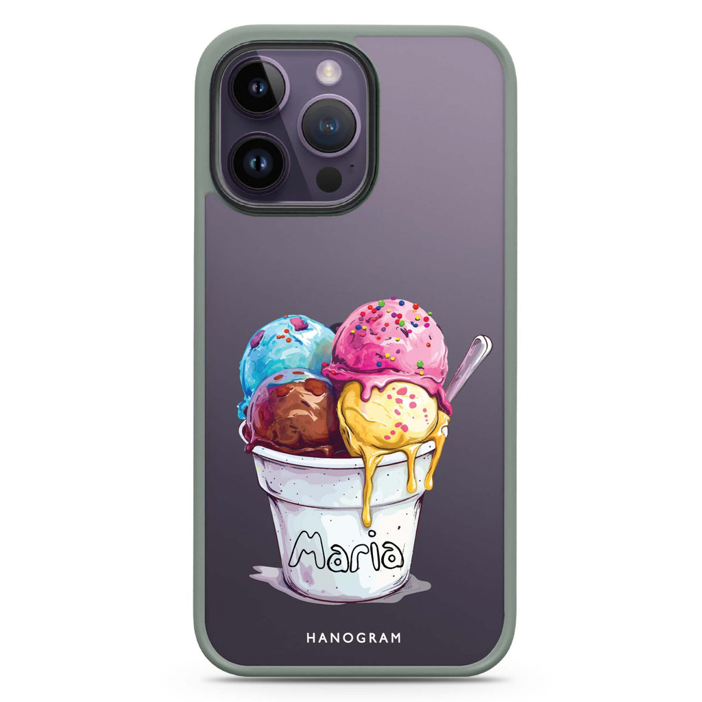 Sweet Scoops iPhone 15 Pro Max Impact Guard Bumper Case