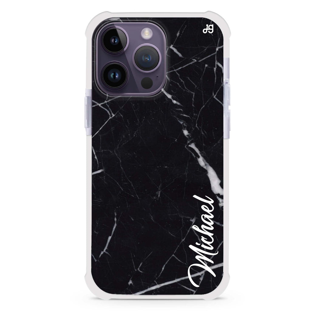Black Marble – Deep Love iPhone 15 Pro Ultra Shockproof Case