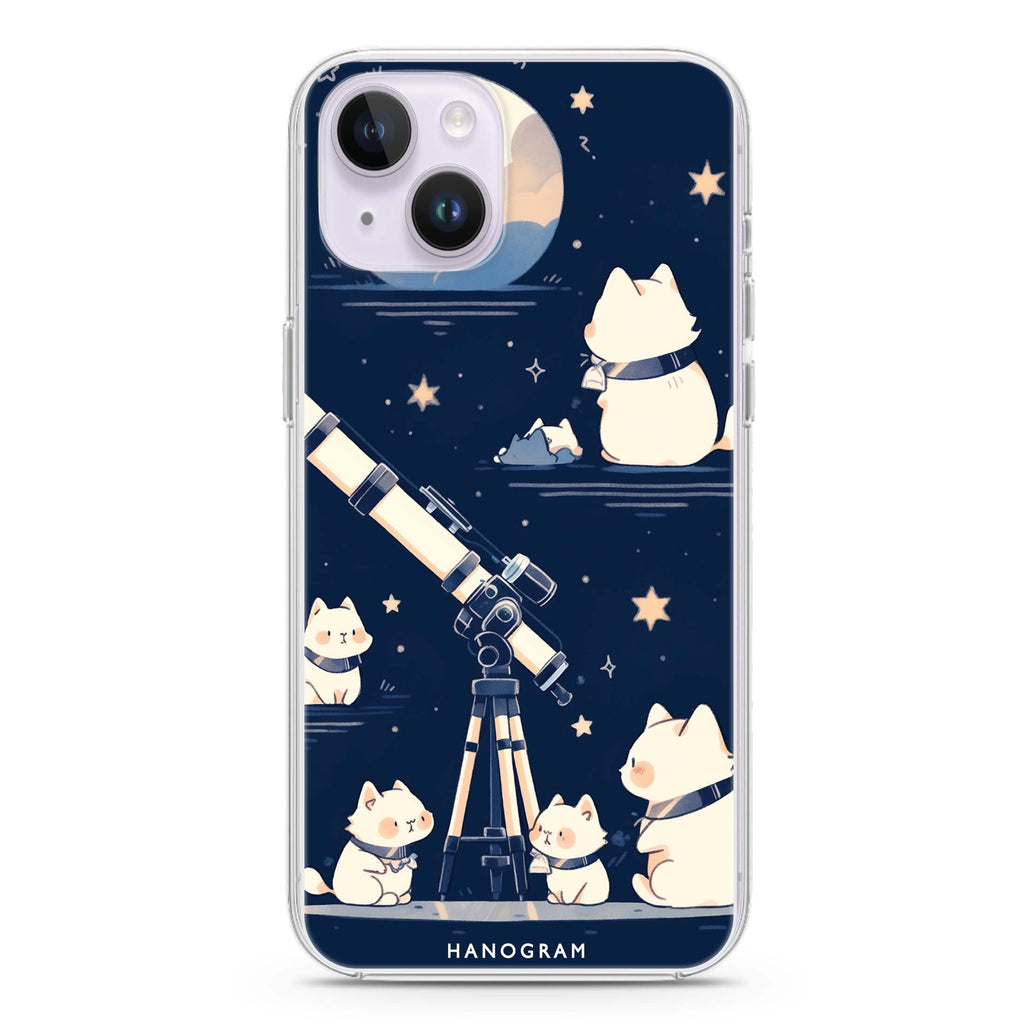 Stargazer Purr iPhone 14 Ultra Clear Case