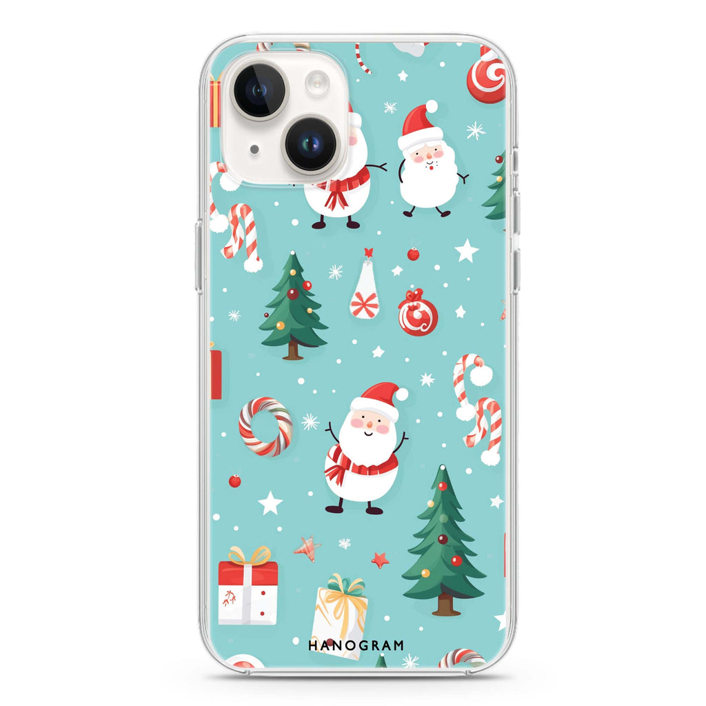 Christmas Delight iPhone 13 MagSafe Compatible Ultra Clear Case