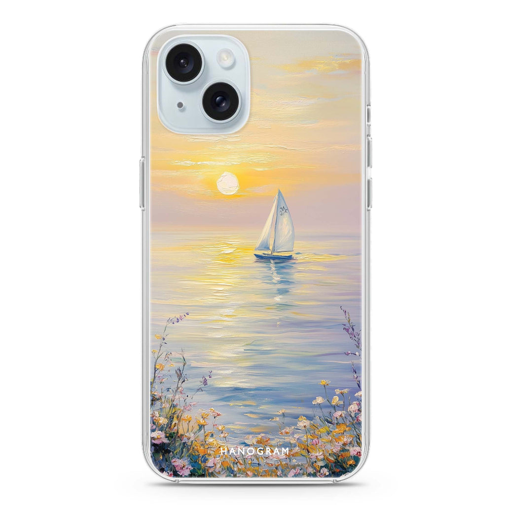 Serene Dawn iPhone 15 Ultra Clear Case