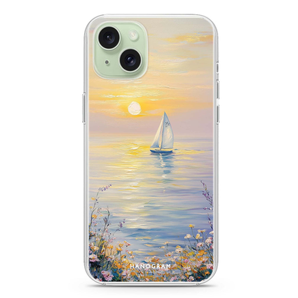 Serene Dawn iPhone 15 MagSafe Compatible Ultra Clear Case