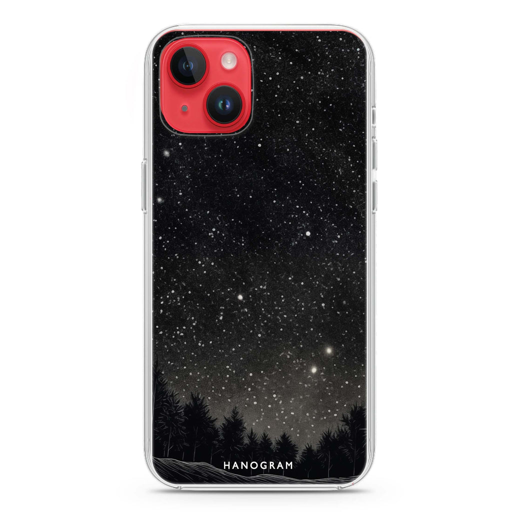 Galactic Gleam iPhone 14 Ultra Clear Case