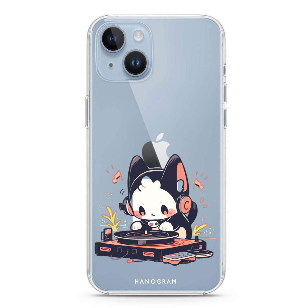 DJ Paws Play iPhone 14 Plus Ultra Clear Case