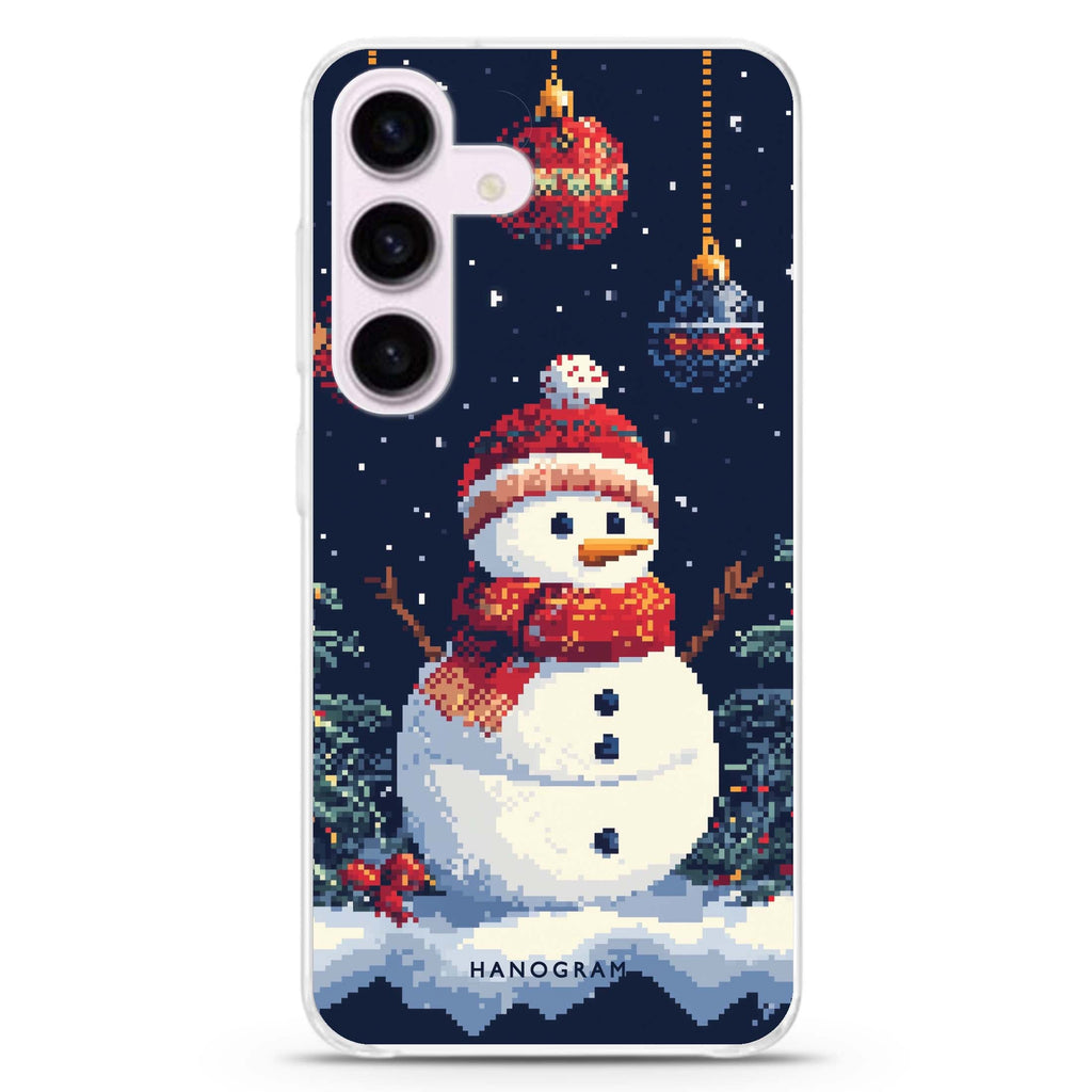 Pixel Snowman Joy Galaxy Ultra Clear Case