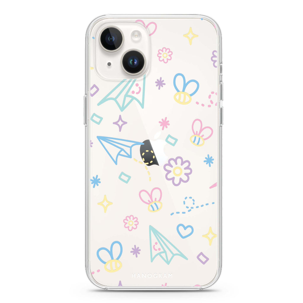 Playful Patterns iPhone 14 Plus Ultra Clear Case