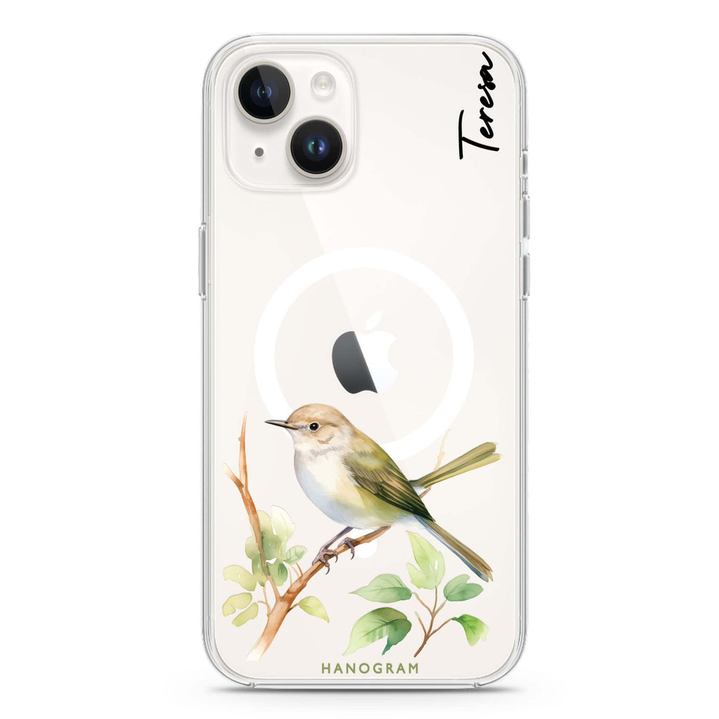 Warbler Whisper iPhone 13 MagSafe Compatible Ultra Clear Case