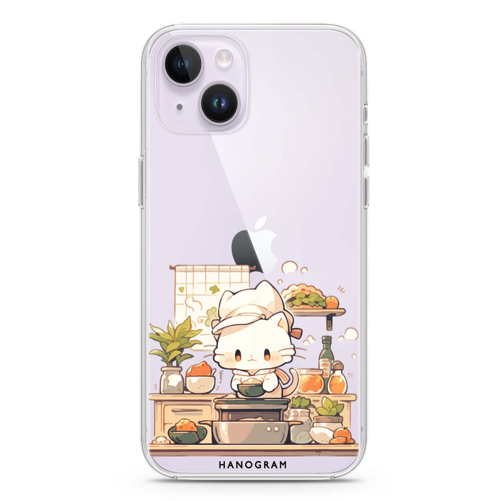 Chef Whisker Mess iPhone 14 Plus Ultra Clear Case