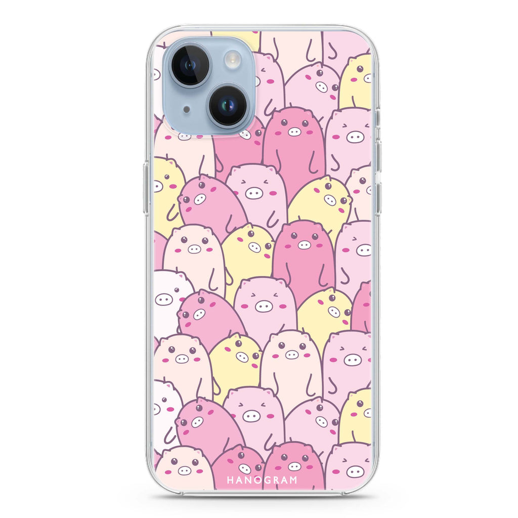 Piggy Pals iPhone 14 Plus Ultra Clear Case