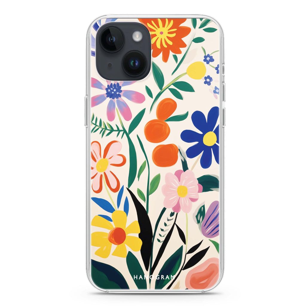 Petal Palette iPhone 14 Plus Ultra Clear Case