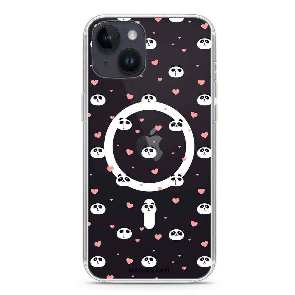 Panda Playtime iPhone 13 MagSafe Compatible Ultra Clear Case