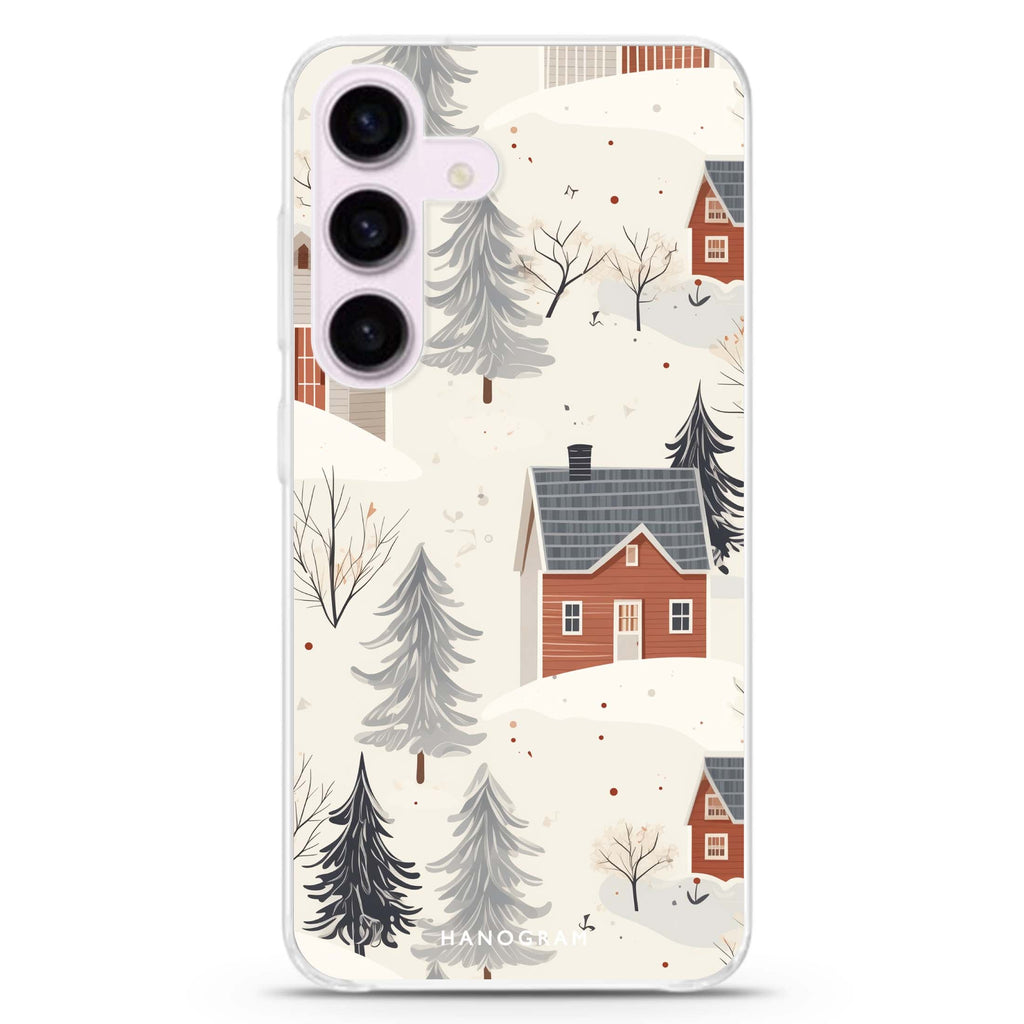 Rustic Christmas Glow Galaxy Ultra Clear Case