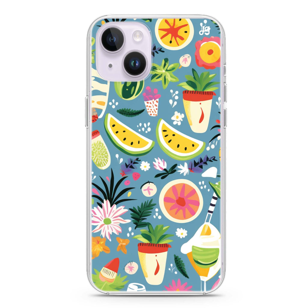 Tropical Treats iPhone 13 MagSafe Compatible Ultra Clear Case