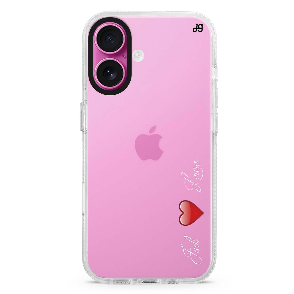 You & Me iPhone 16 Plus Ultra Clear Case