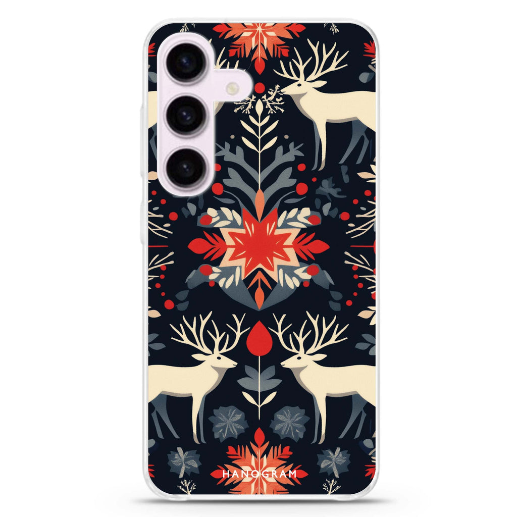 Reindeer Snow Symphony Galaxy Ultra Clear Case