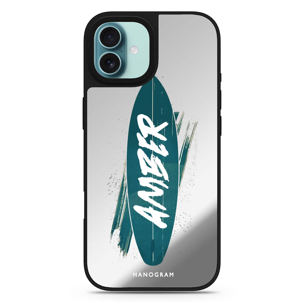 Reflective iPhone 16 Mirror Case – A Kiss Design
