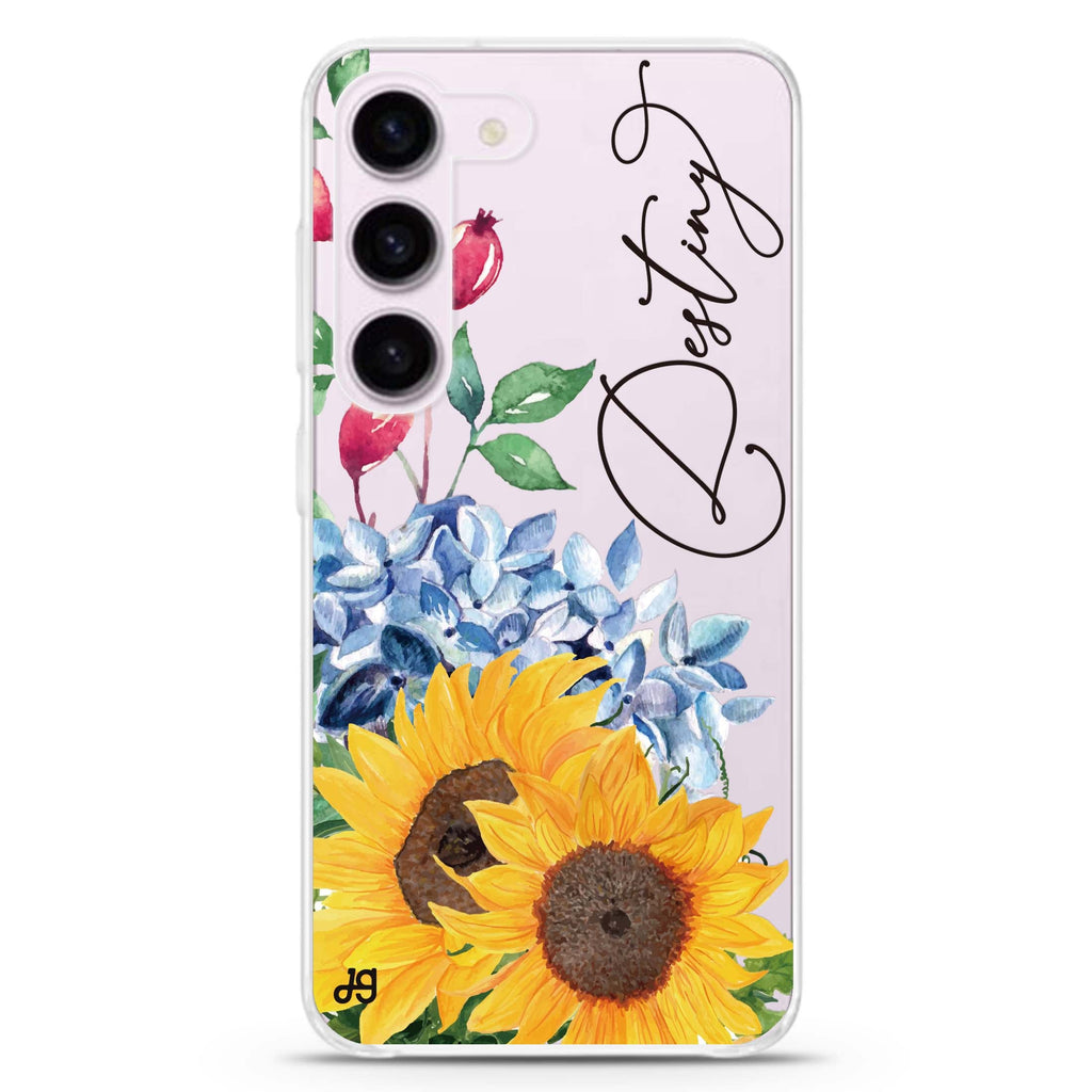 Blooming Sunflower Samsung Galaxy S23 Plus Case - Personalized and Stylish Protection