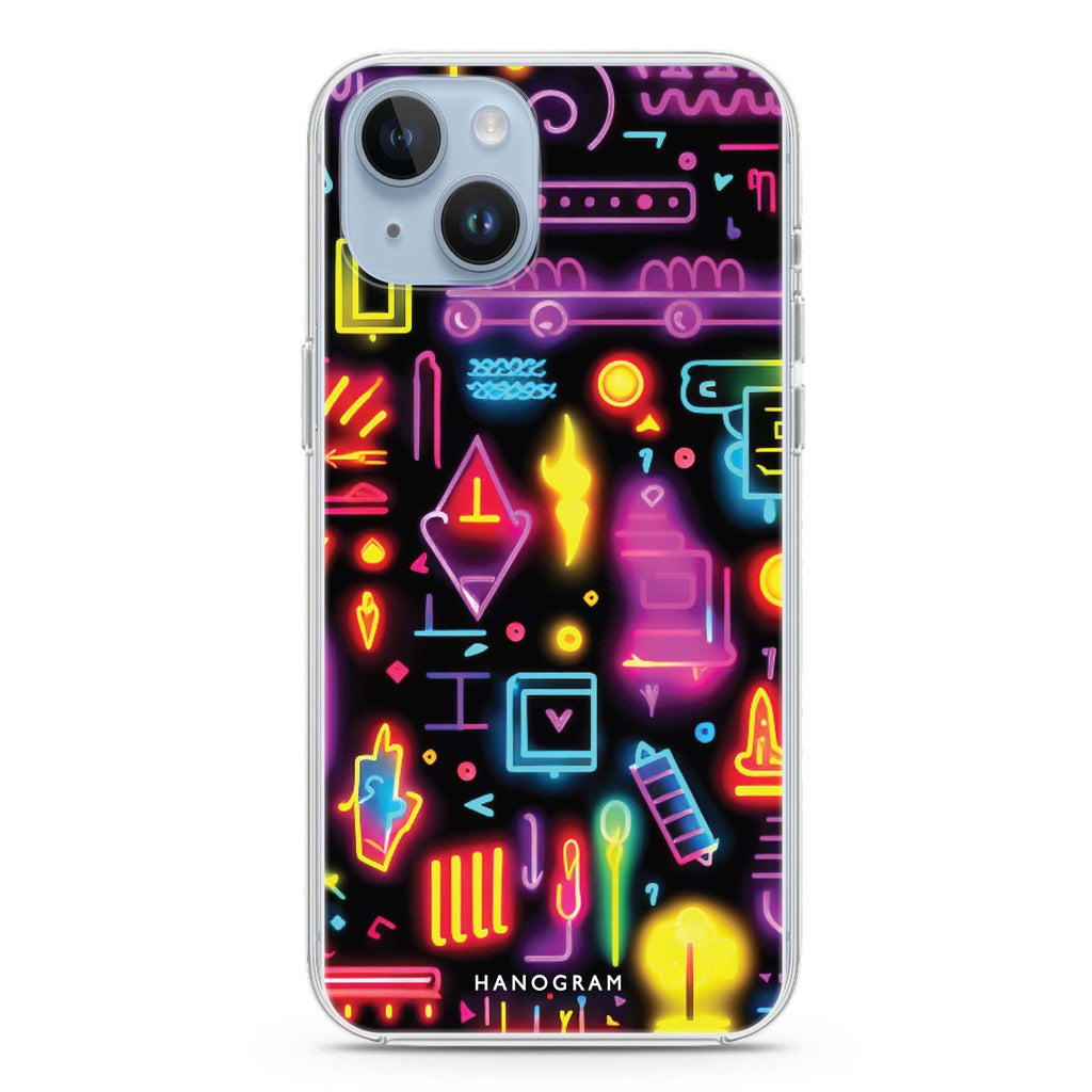 Neon Dreams iPhone 14 Plus Ultra Clear Case