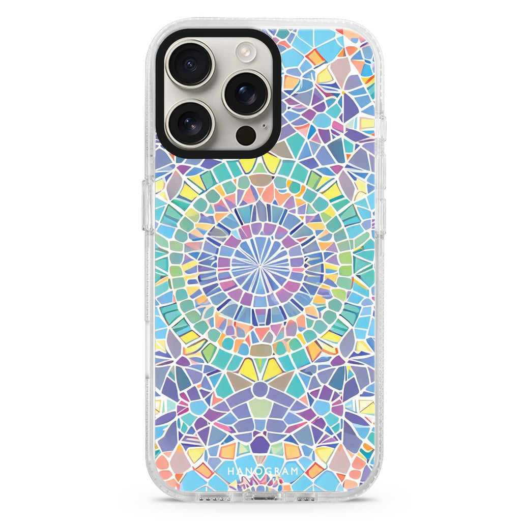 Mosaic artwork iPhone 14 Pro Max MagSafe Compatible Ultra Clear Case