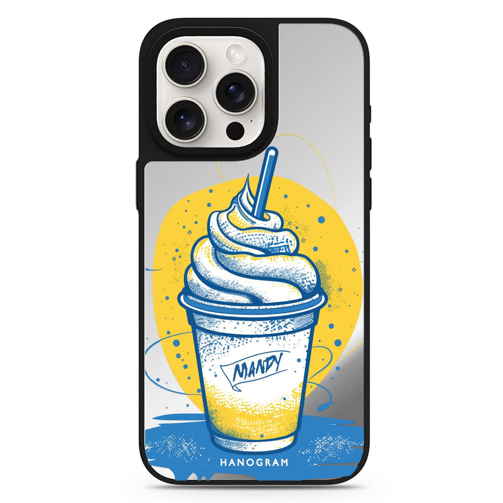 Reflective MagSafe Compatible iPhone 16 Mirror Case – Frozen Fantasy Design