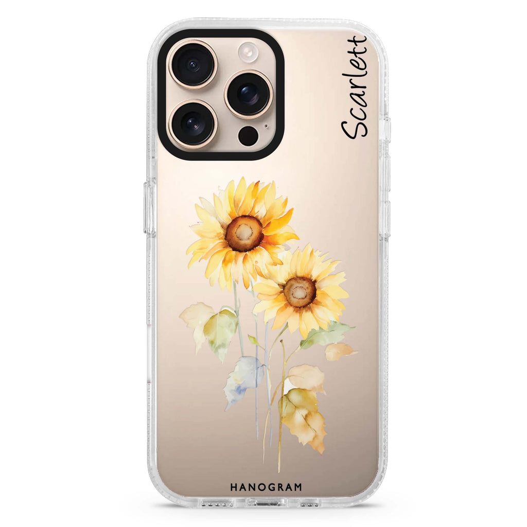 Sunny Blooms iPhone 15 Pro Max Ultra Clear Case