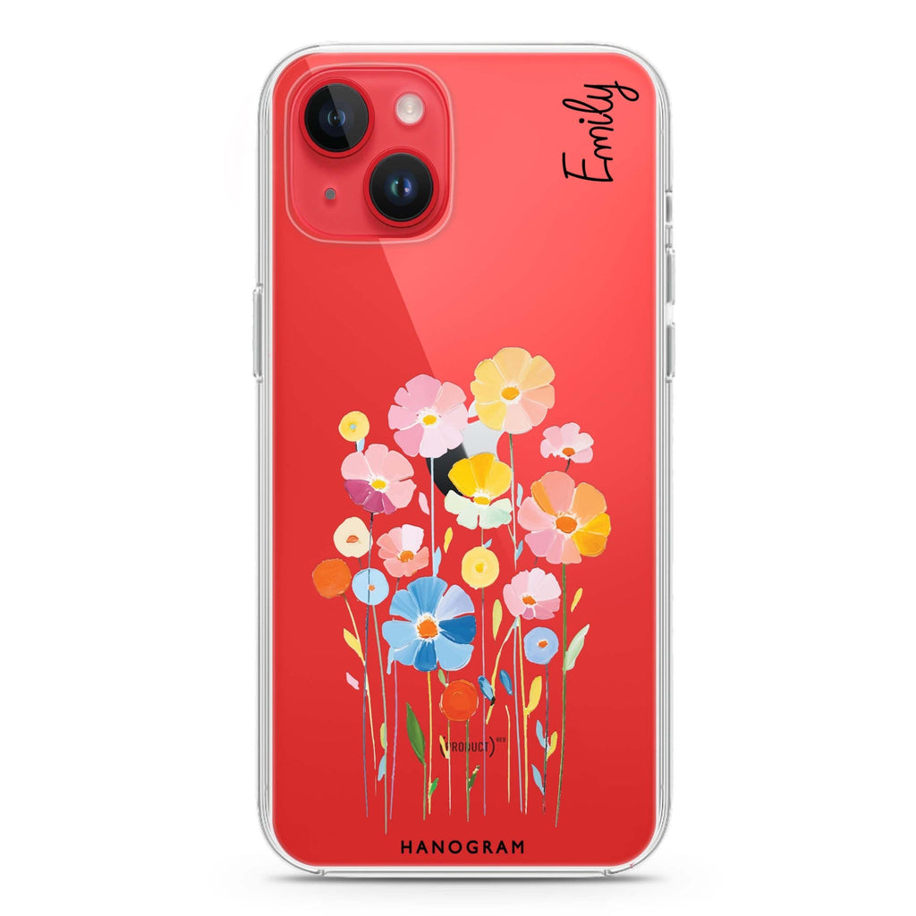 Floral Elegance iPhone 14 Plus Ultra Clear Case